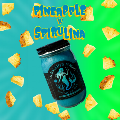 Pineapple with Blue Spirulina