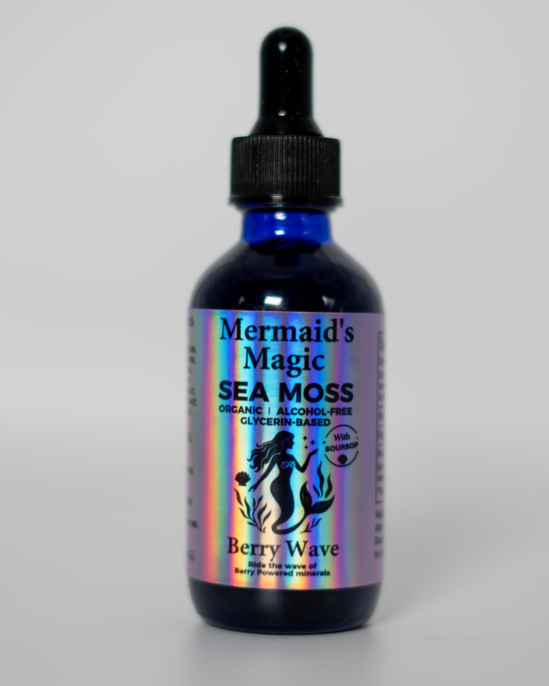 Berry Wave Sea Moss + Soursop Tincture with Hibiscus