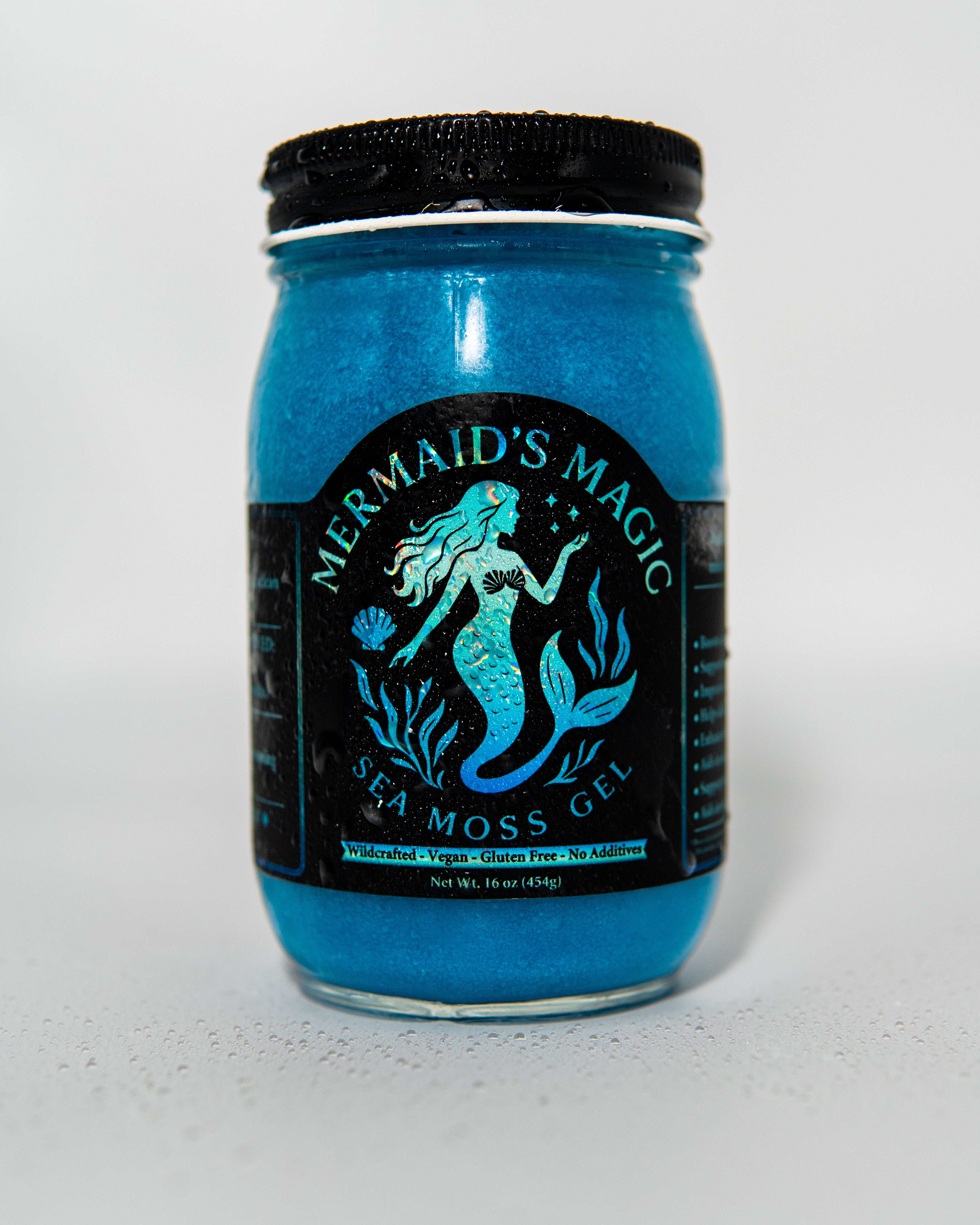Pineapple with Blue Spirulina | Sea Moss Gel | Mermaid's Magic Sea