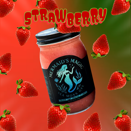 Strawberry Flavor Sea Moss Gel