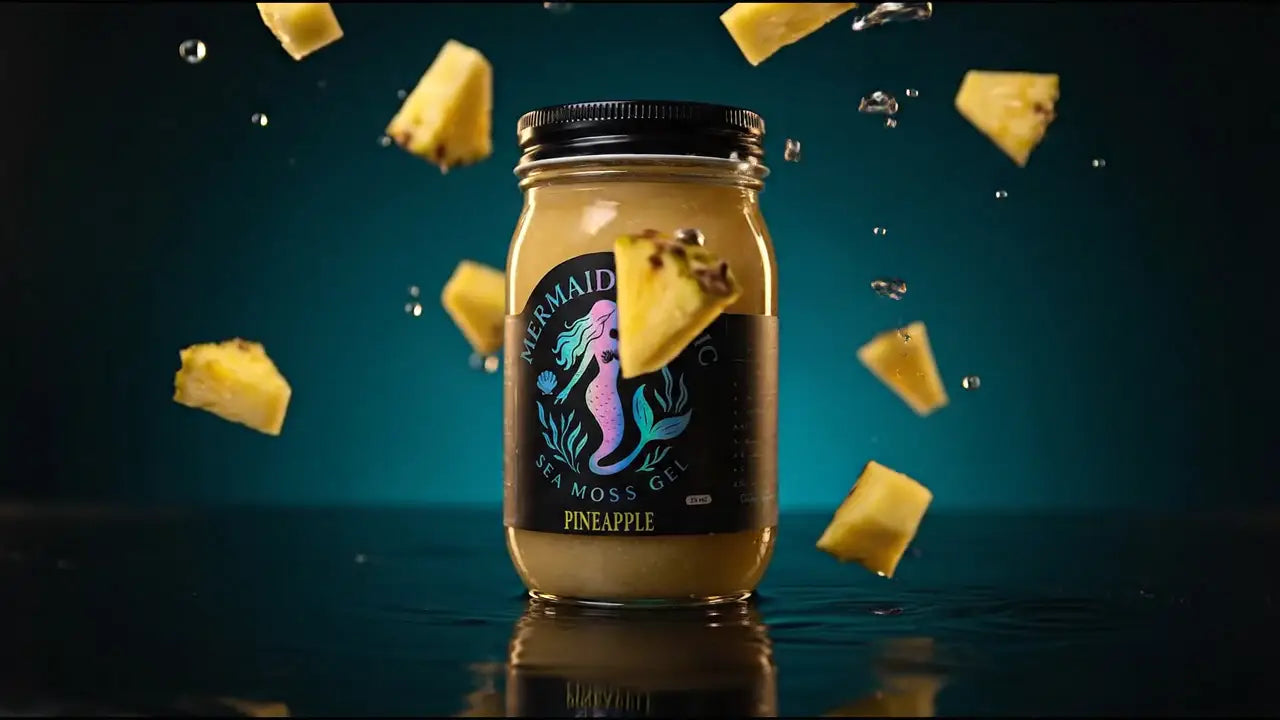 Pineapple Flavor Sea Moss Gel | Sea Moss Gel | Mermaid's Magic Sea